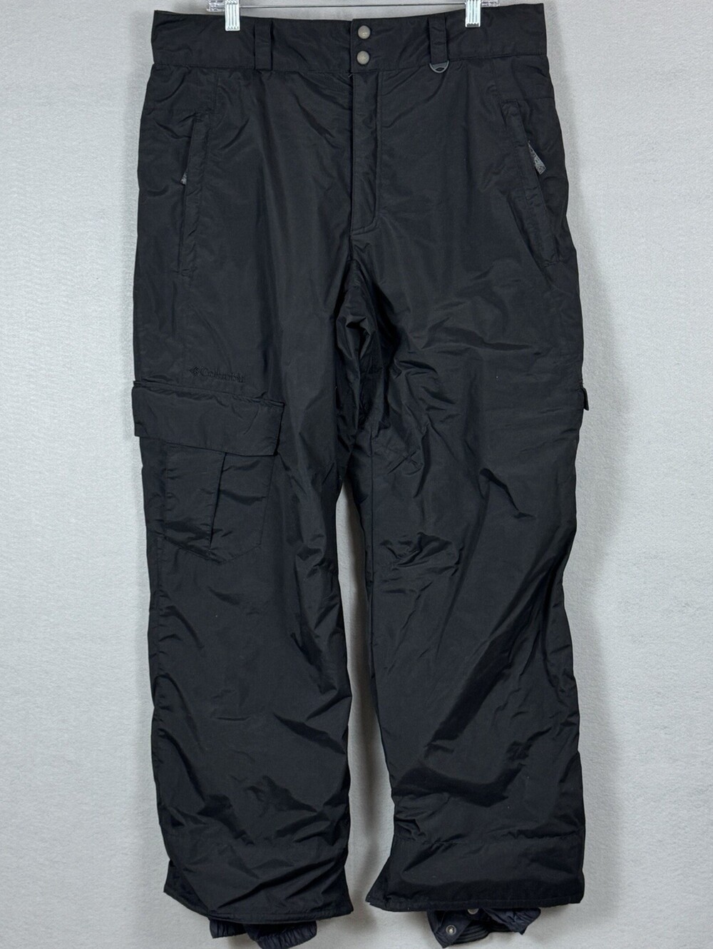 Columbia Omni-Tech Men’s Black Insulated Snow Ski Pants Size L